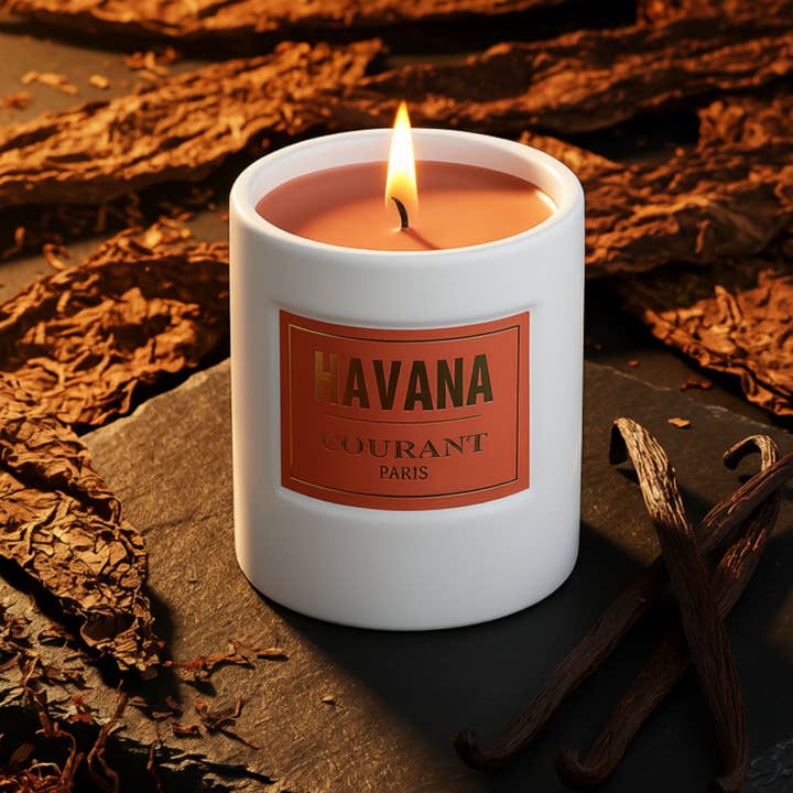 Sas Laurel Home - Courant Paris - Vendita all'ingrosso Candela in vasetto - HAVANA - Candela Profumata6