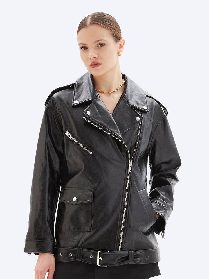 ROXY - Oversized Biker Jacket for wholesale by CHRLDR