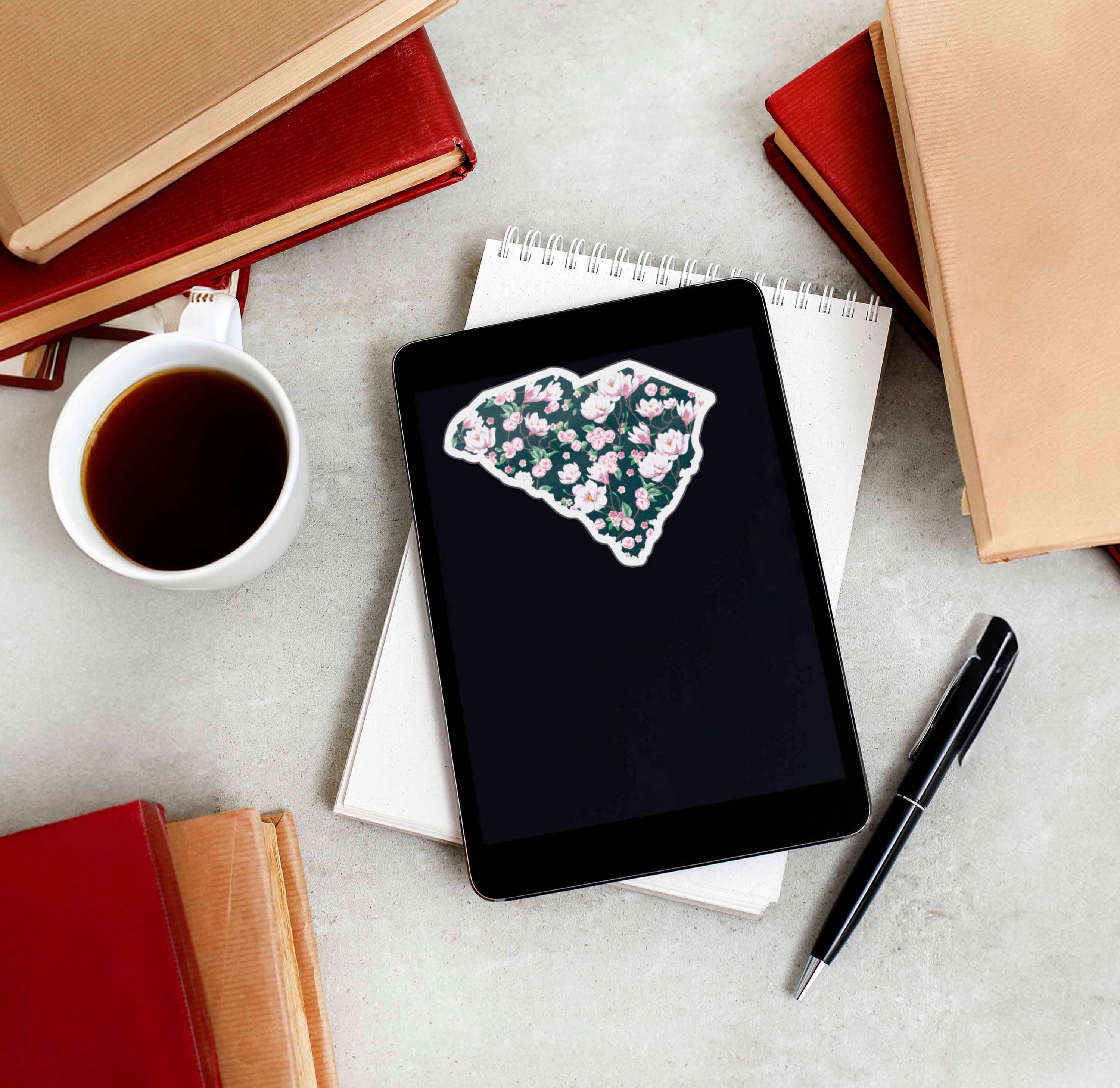 Sentinel Supply - Wholesale Sticker - South Carolina Magnolia Flower Sticker - Cute Southern Decal10