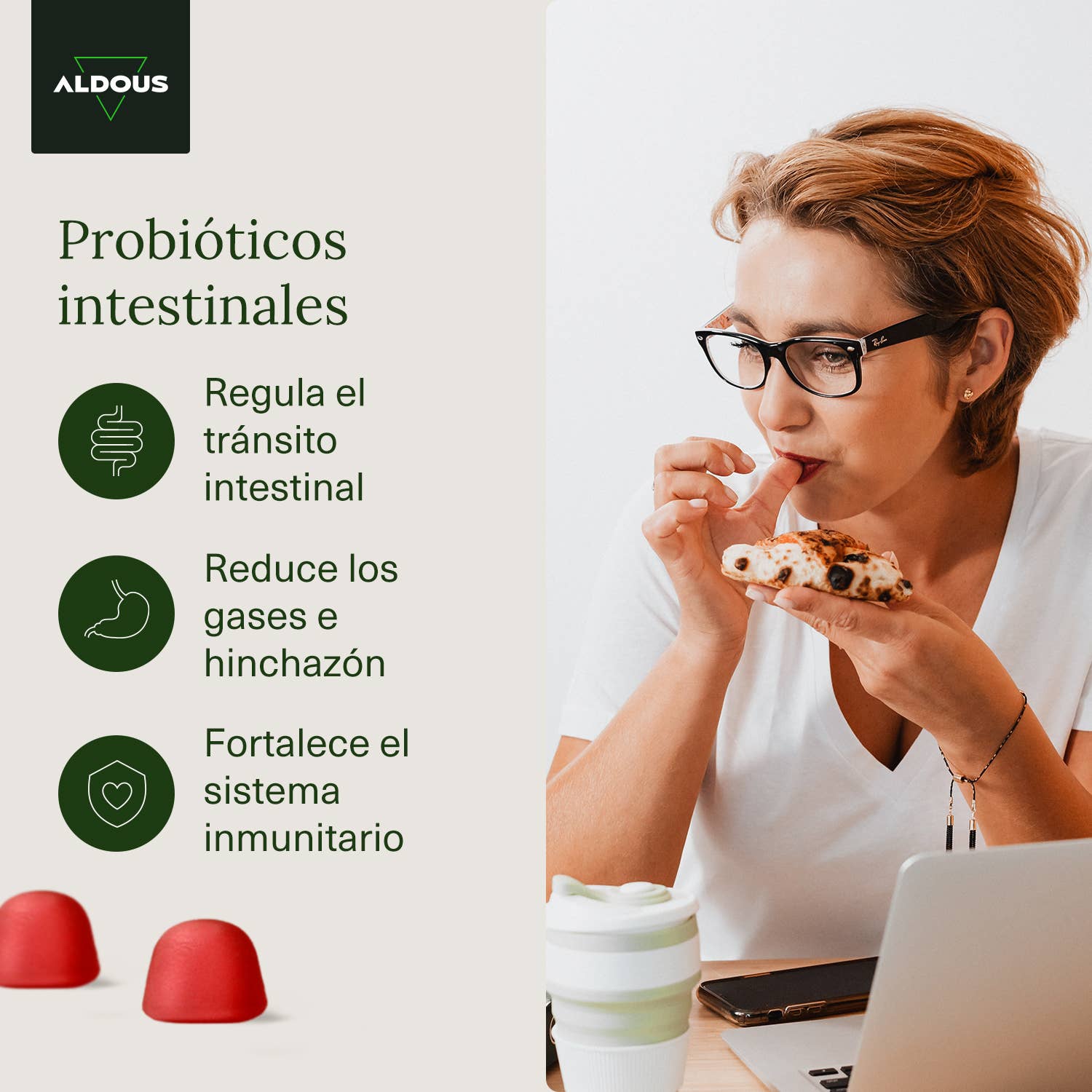 Aldous Bio - Wholesale Oral Supplement/Vitamin - Probiotics + Vitamins Aldous gummies |120 gummies4