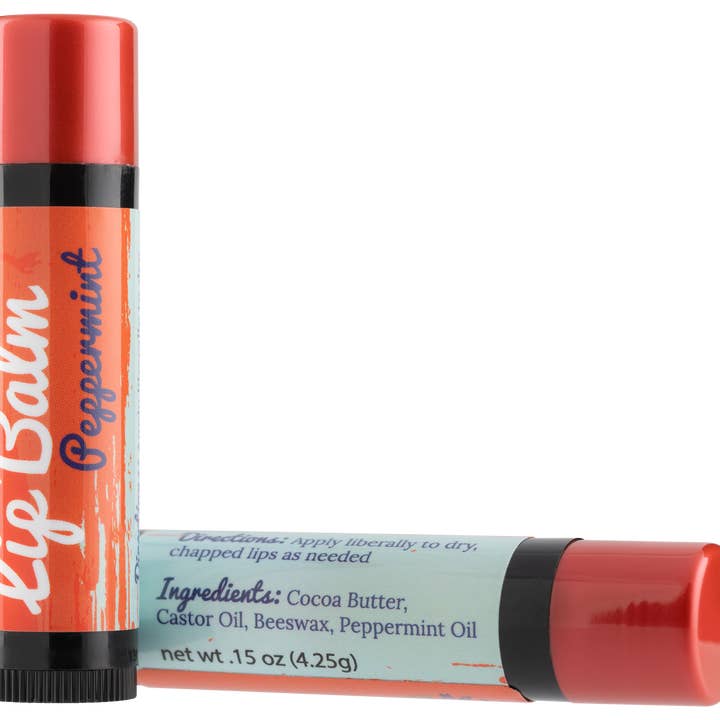 Peppermint Lip Balm for wholesale by ANA Soaps
