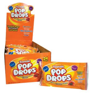 L&F Universal Goods - Vendita all'ingrosso Dolci ricoperti di cioccolato - Tootsie Pop Drops 24/2,25OZ0