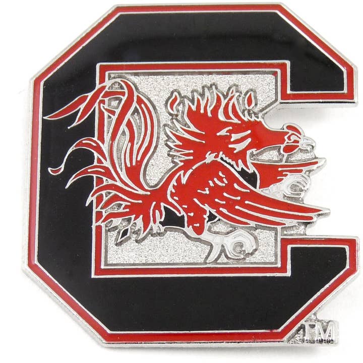 NCAA South Carolina Gamecocks Team Logo Pin for wholesale by Aminco USA