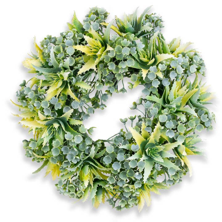 Couronne de collage de cactus jaune 9,5" pour la vente par Boston International