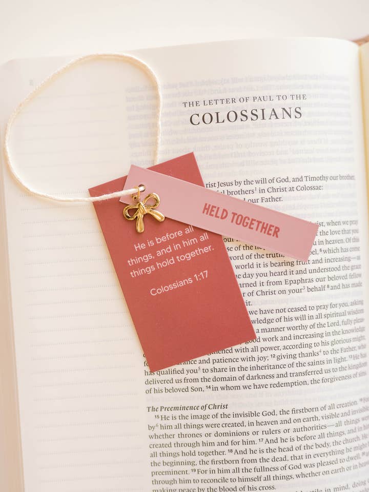 Held Together Bow Charm for wholesale by Dear Heart