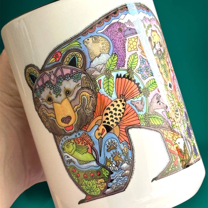 EarthArt International - Wholesale Coffee Mug - Black Bear 2 - 15 oz Mug2