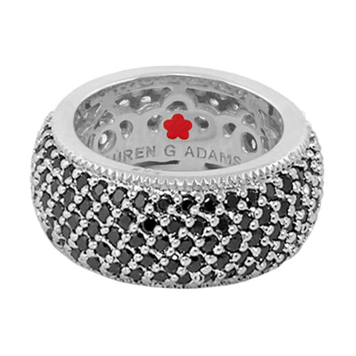 Glamour Pave Band Ring for wholesale by Lauren G Adams