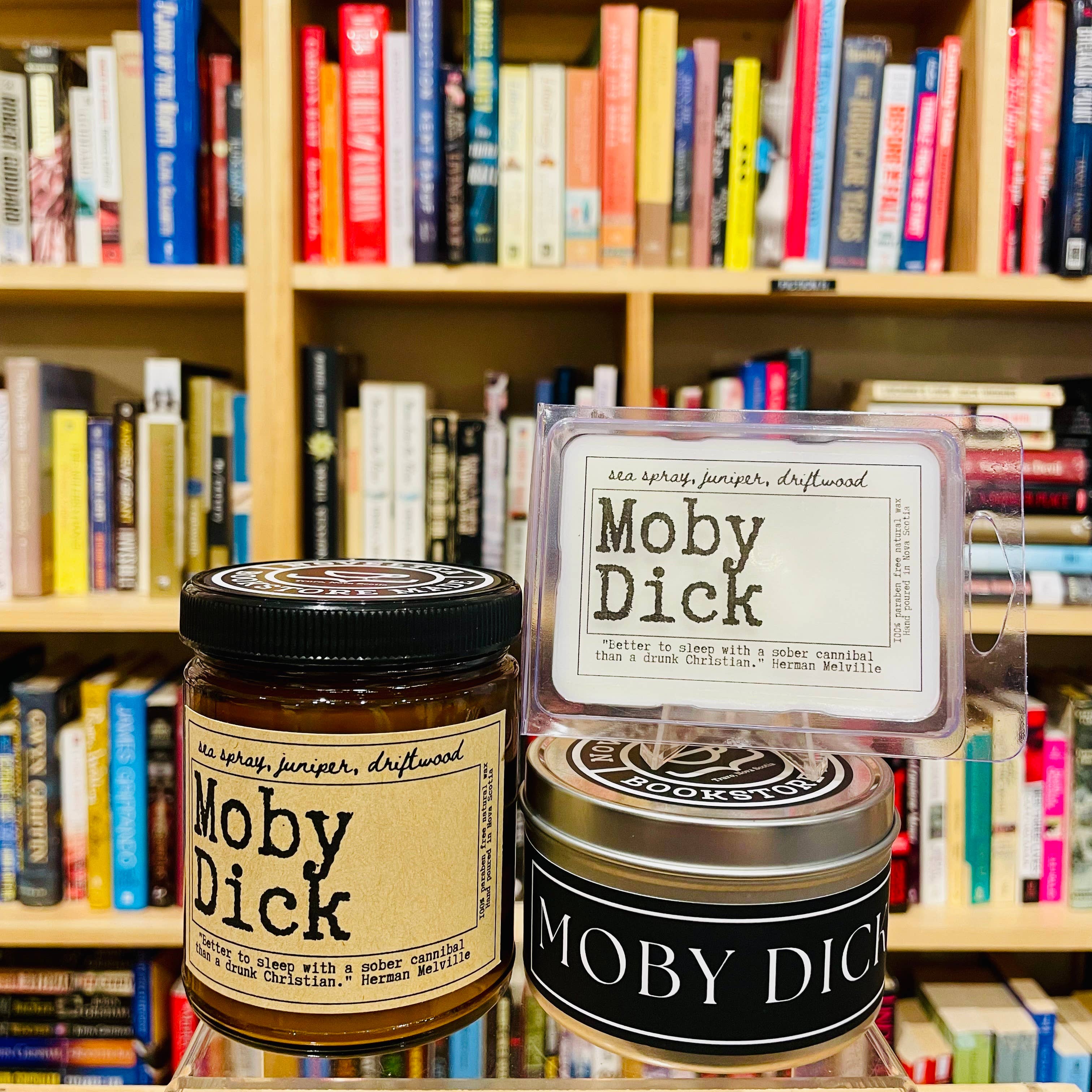 NovelTea Bookstore & Gifts - Wholesale Travel Candles - Moby Dick - Sea Spray & Driftwood Scented Black Label Candle10