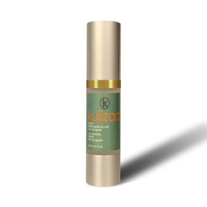 Kulizaa - The Vegan Skin Care - Wholesale Facial Serum/Concentrate - CELL RENEWAL SERUM with Glycograde 30ml