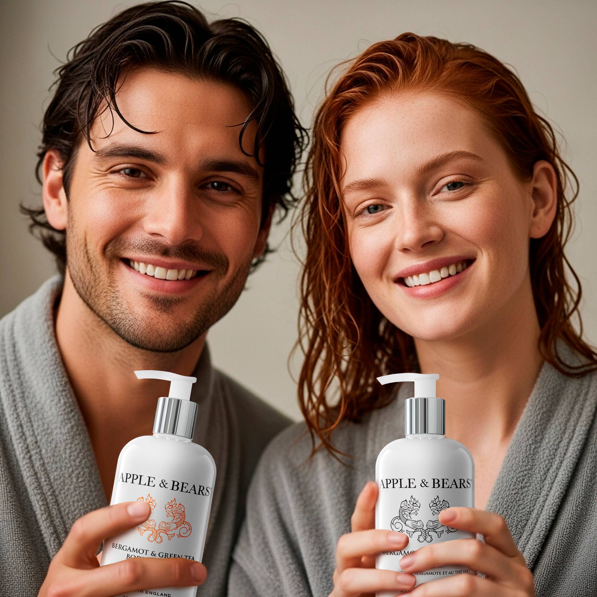 APPLE & BEARS – wholesale Bad- och kroppsvårdsset – Bergamott & Grönt Te Kroppstvätt & Lotion Presentset5