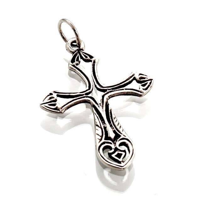 Silver Cross Pendant for wholesale by El Expreso de Oriente