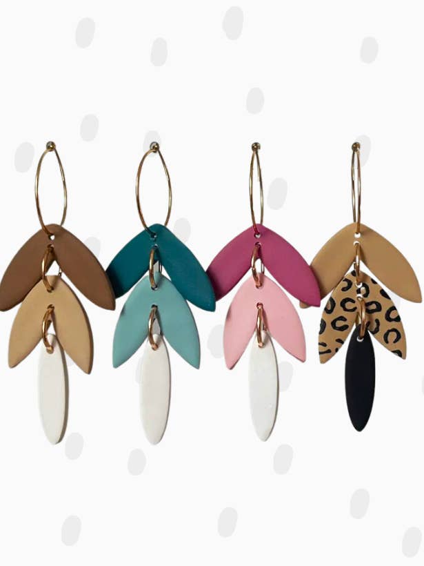 Polymer Clay Earring - Kinda Feels Alright Hoop for wholesale by Pieces of Blonde