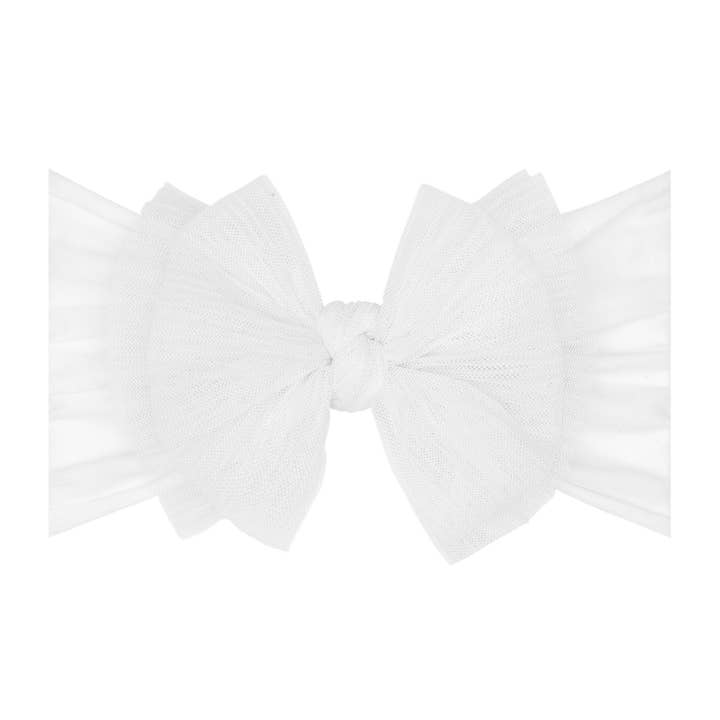 Baby Bling Bows - Wholesale Hair Bow - Baby - Baby Bling® Tulle FAB® soft nylon headband with tulle bow