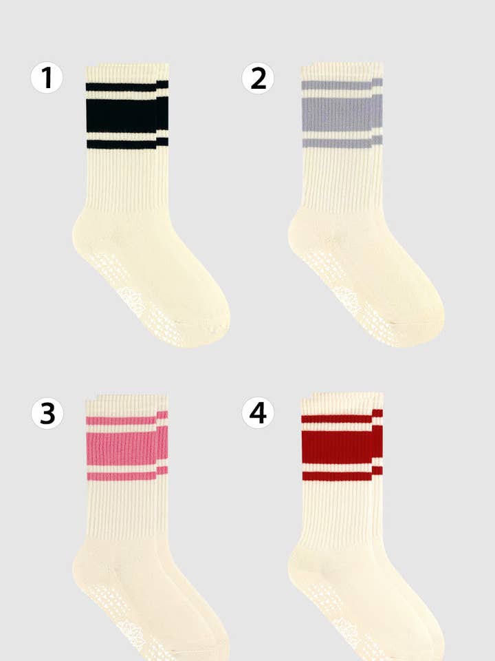 Crew Yoga Pilates Socken Style 1 für Damen für den Großhandel von 7DAYSSOCKS
