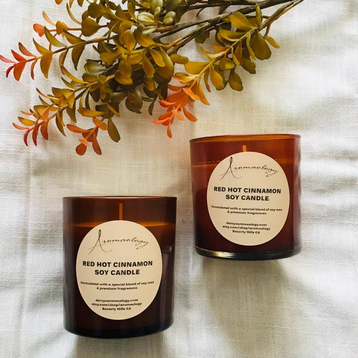 Cinnamon Scented Candle for wholesale by Aromaology