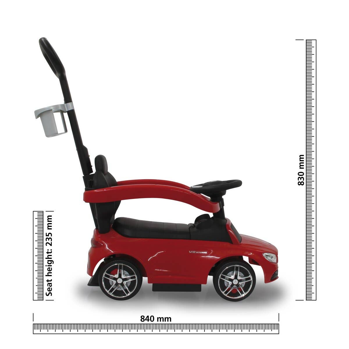 mhw24 – wholesale Leksaksbil/Lastbil - Barn – Mercedes-AMG C 63 röd 3in1 slide9