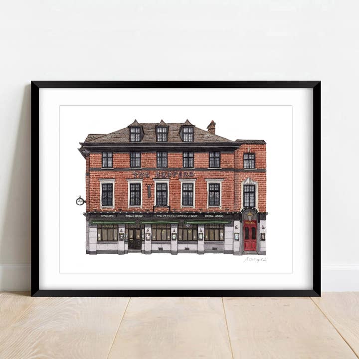 Balham - The Bedford - Giclée Print (zonder lijst) voor wholesale door Ana Gallego Illustrations