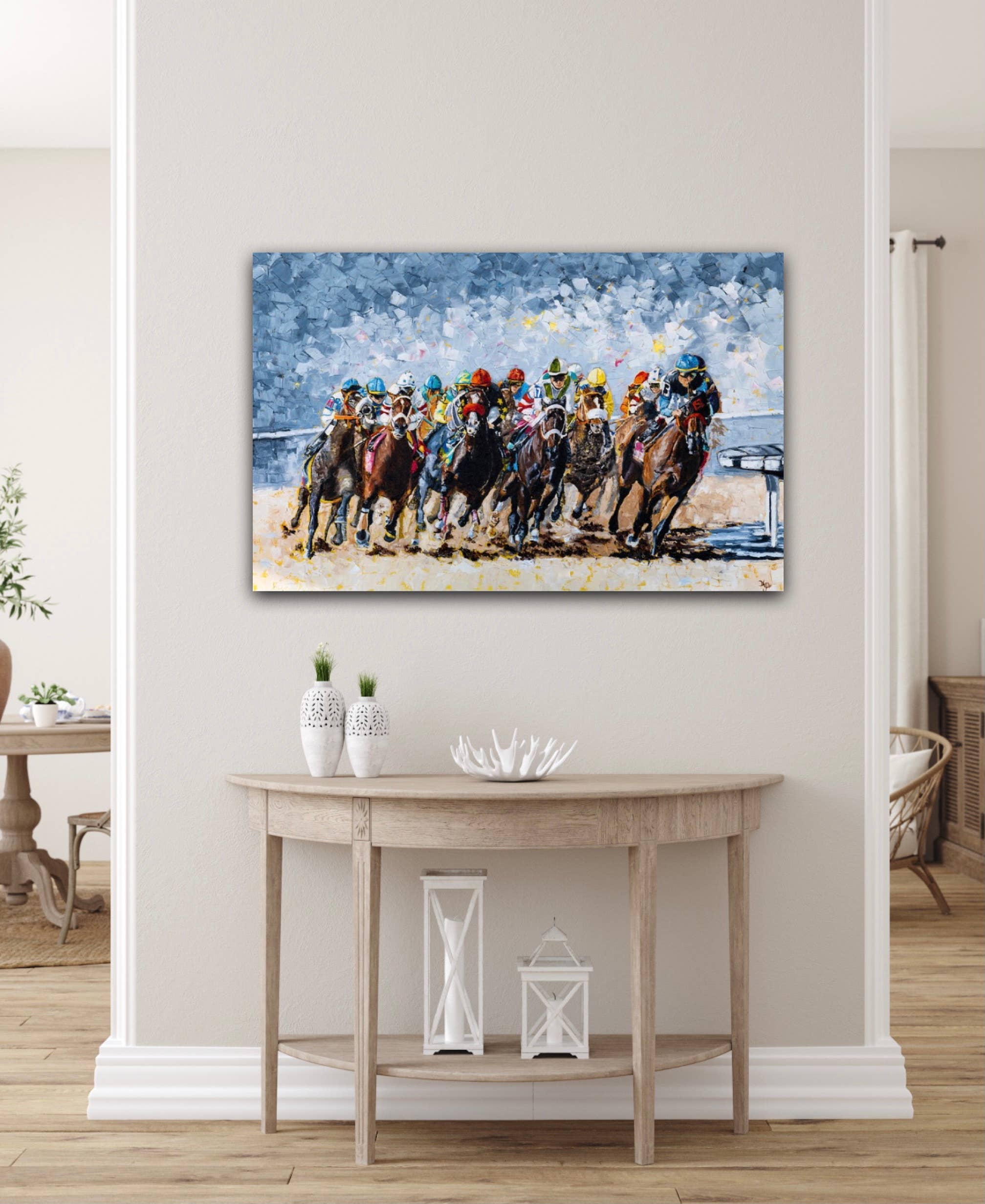 Kim Perry Studio – wholesale Konsttryck – Kentucky Legacy Print ”Och ner sträckan de kommer”1