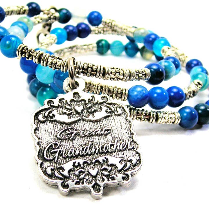 Chubby Chico Charms - Wholesale Charm/Dangle Bracelet - Great Grandmother Victorian Scroll Microcrystalline Bracelet2