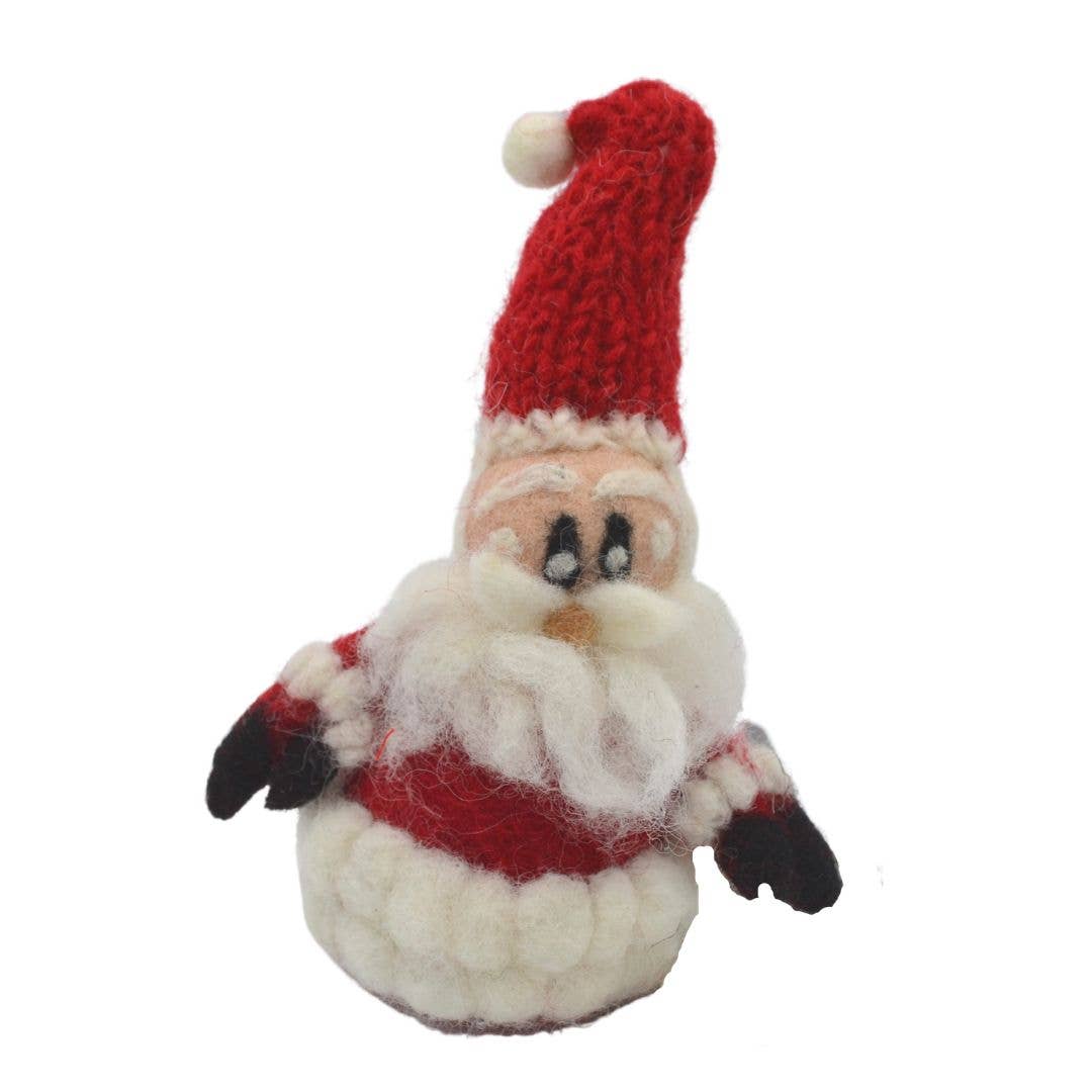 Didi Bahini Fair Trade – wholesale Ornament – Santa Claus Felt Ornament1