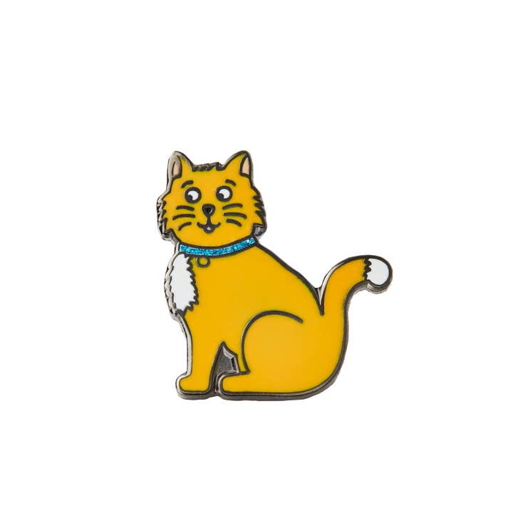 The Pop Out Card Company - Wholesale Lapel Pin/Button - Cat Enamel Pin Badge