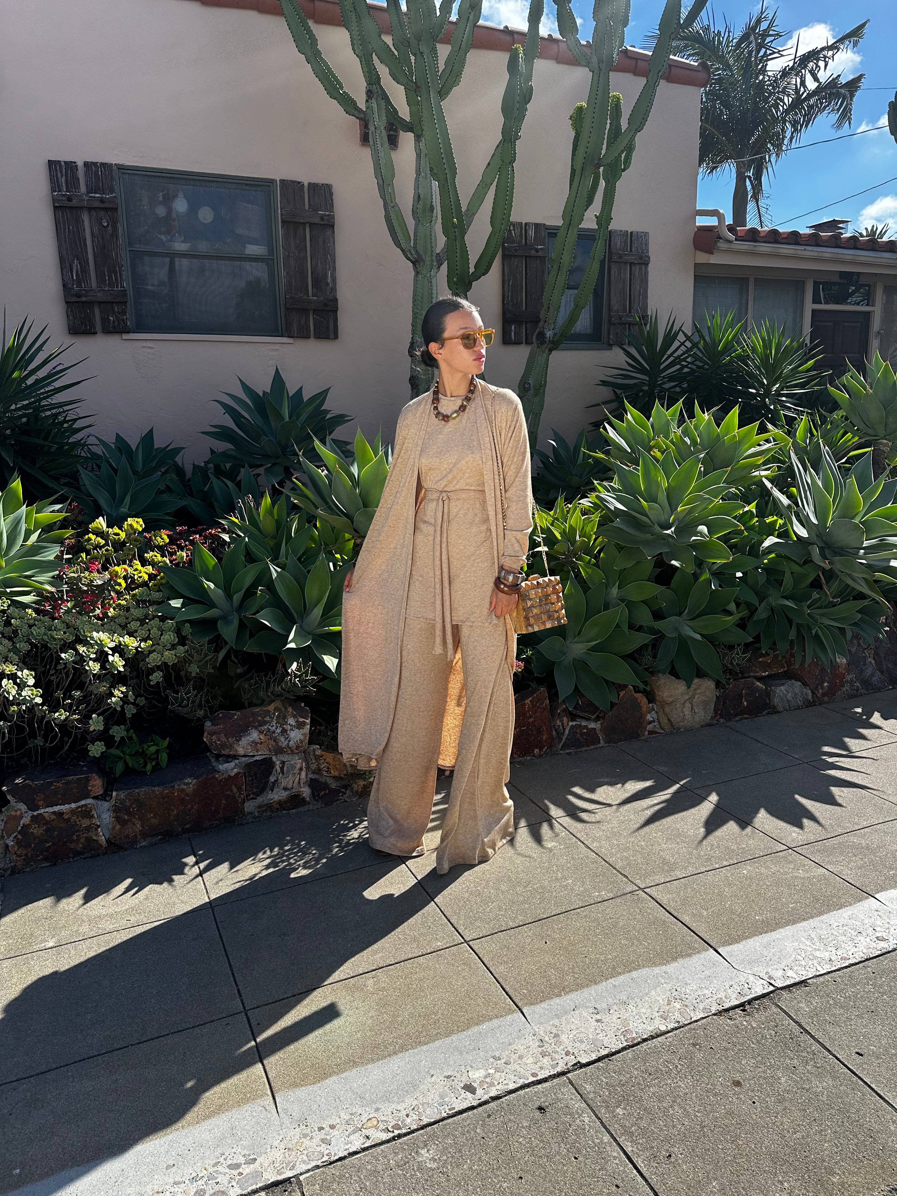 Jennafer Grace - Wholesale Kimono - Dames - Crème Brûlée Yoga Duster6