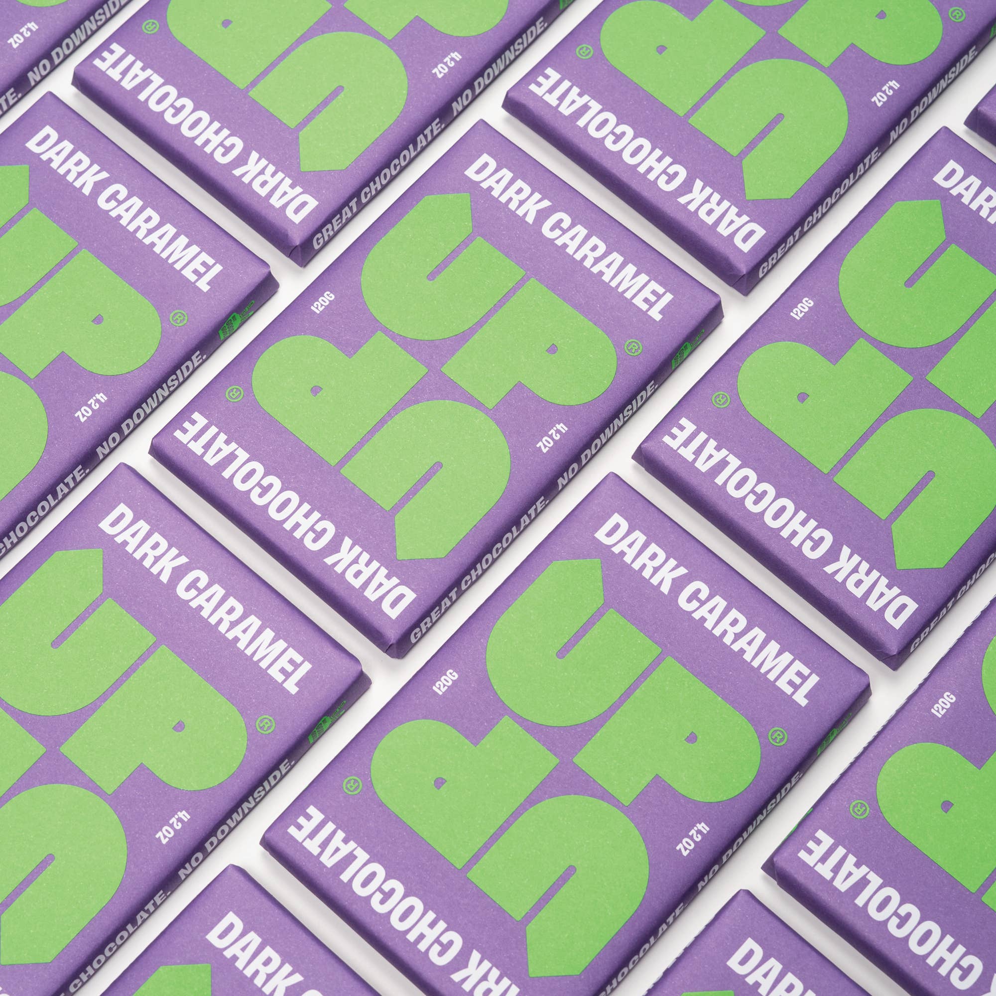 UP-UP Chocolate [No duties when shipping to US!] - Wholesale Chocolate Bar - Dark Caramel Chocolate 120G/4.2OZ4