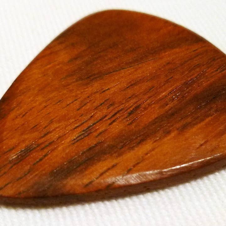 US Blues Artist Quality Guitar Picks - Wholesale Musical Instrument - ToneWood Indian Rosewood (Pack of 3 Picks)1