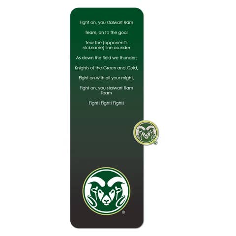 Colorado St Bookmark and Pin for wholesale by Fan Frenzy Gifts