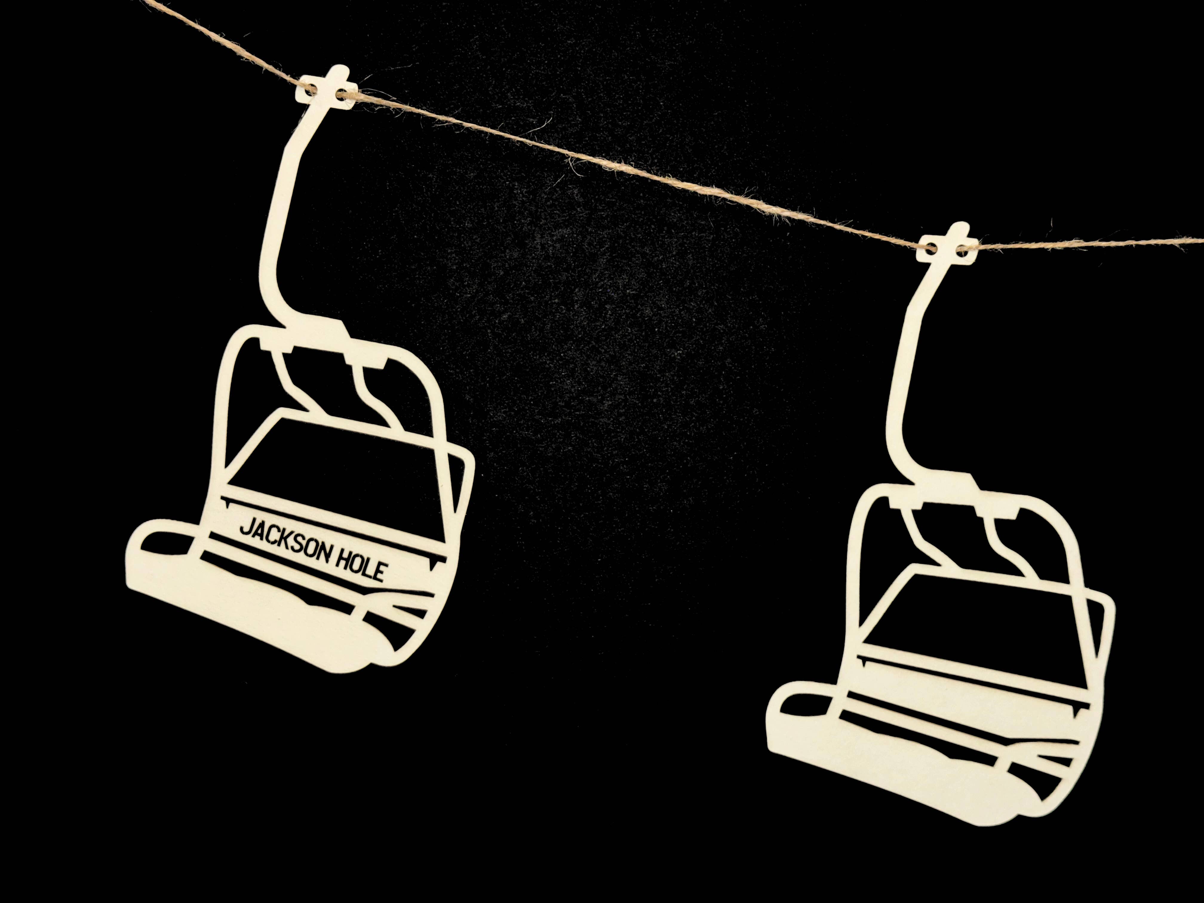 The Creative Garland Company - Vendita all'ingrosso Decorazione da parete 3D - La Seggiovia Garland – Edizione Personalizzata del Resort1