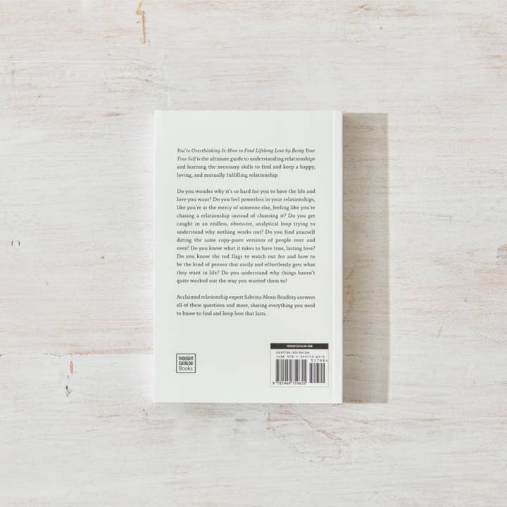 Thought Catalog - Wholesale Book - Adult - You're Overthinking It - book