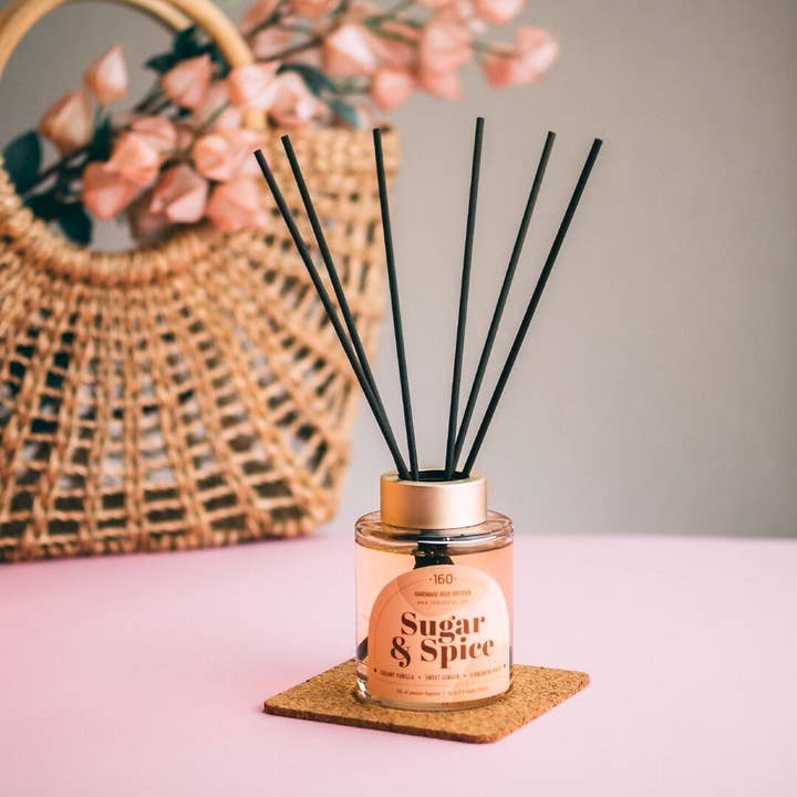 160candles.com - Wholesale Reed Diffuser - Sugar & Spice Reed Diffuser 100ml1