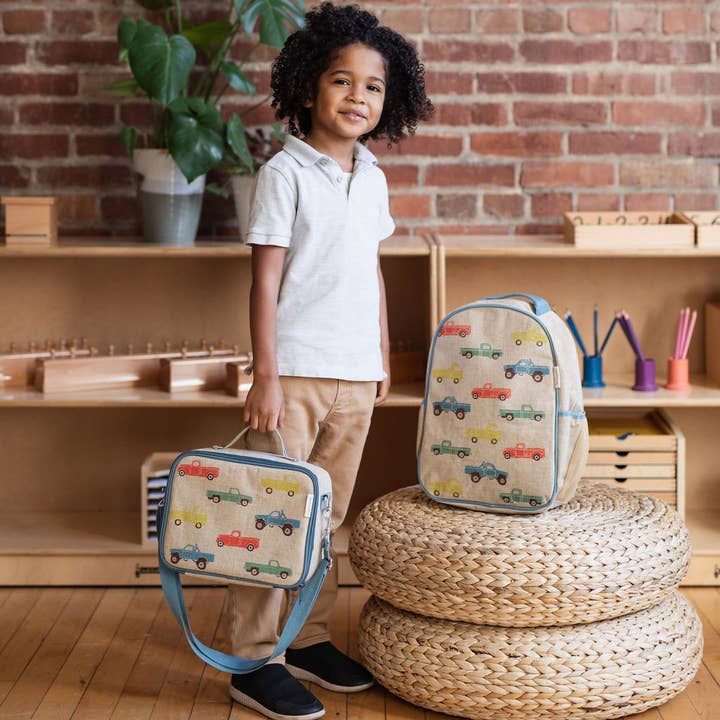 SoYoung - Wholesale Backpack - Kids - Vintage Trucks Toddler Backpack