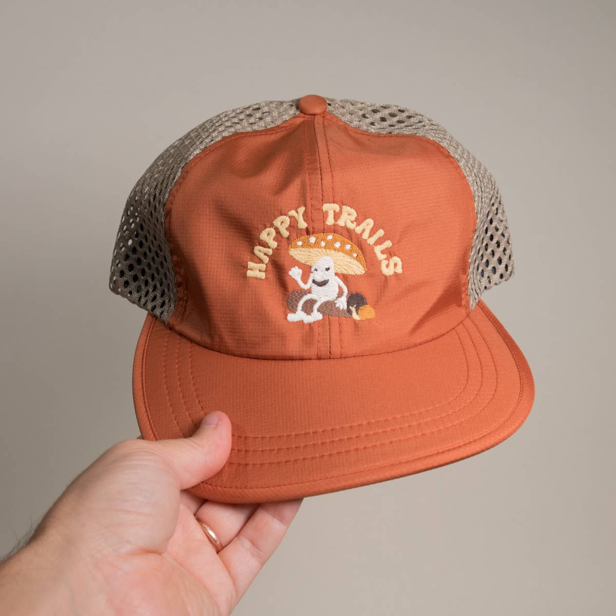 Crewel and Unusual - Vente Casquette de baseball – unisexe - Chapeau Happy Trails en maille4