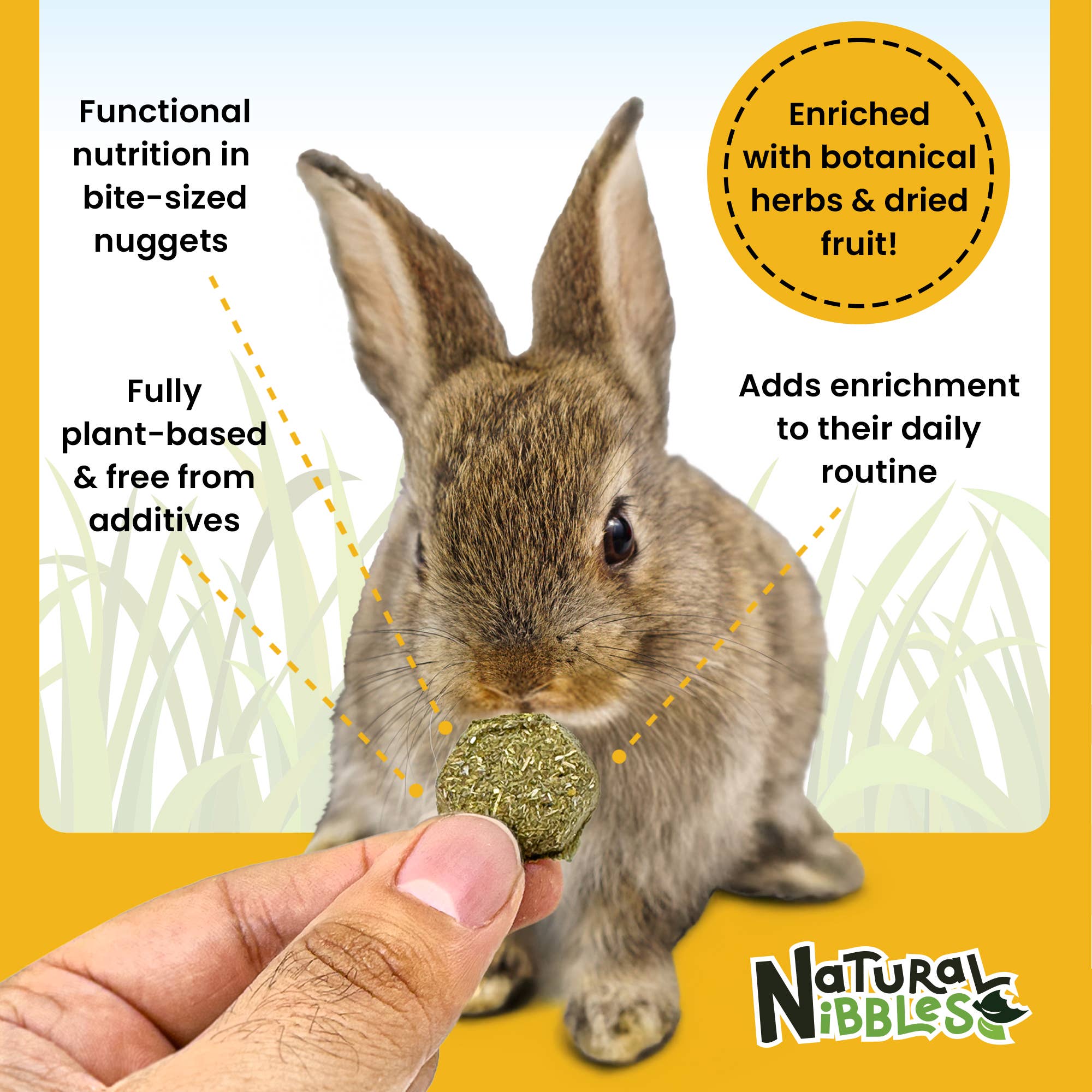 Natures Grub – wholesale Pet food – Not cat/dog – Natural Nibbles ProCare+ Urinary | Natural Rabbit Treats4