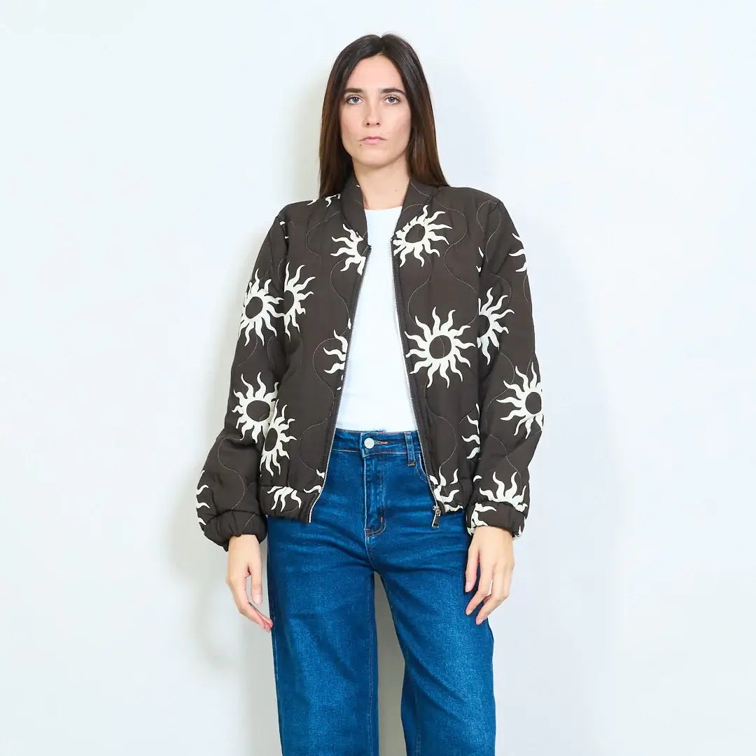 AMELÉ - Vente Bombers – femme - Blouson imprimé1
