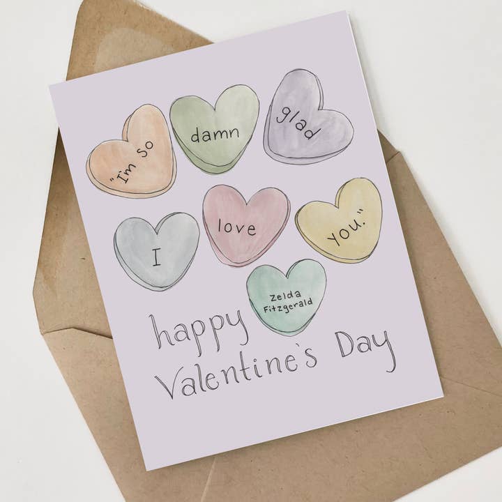 She Said It. - Wholesale Valentine's Day Card - Zelda Fitzgerald Valentine Card