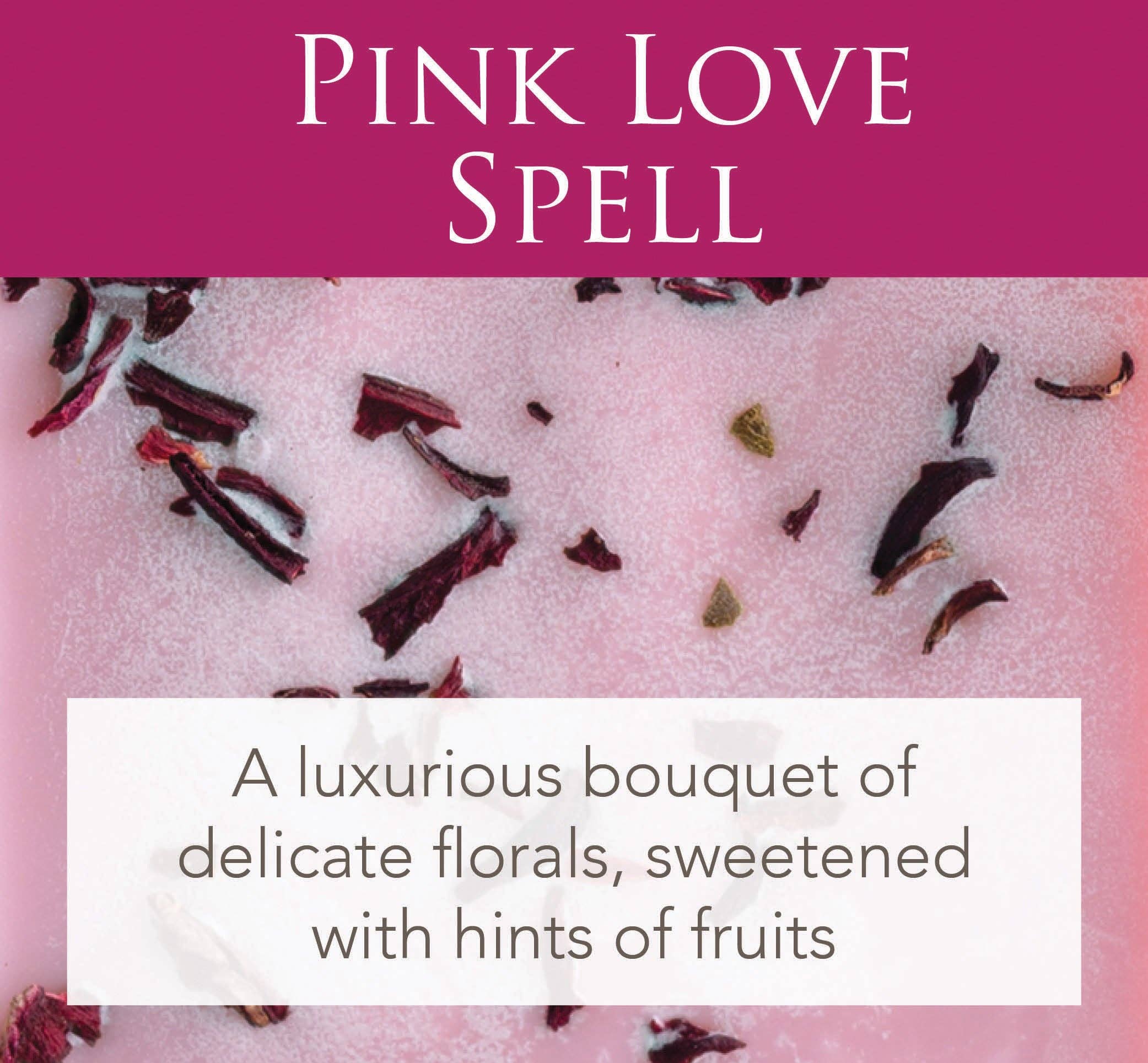 Candle Warmers Australia - Wholesale Wax Melt - Pink Love Spell 2.5 Oz Artisan Melts - RRP $7.95 1