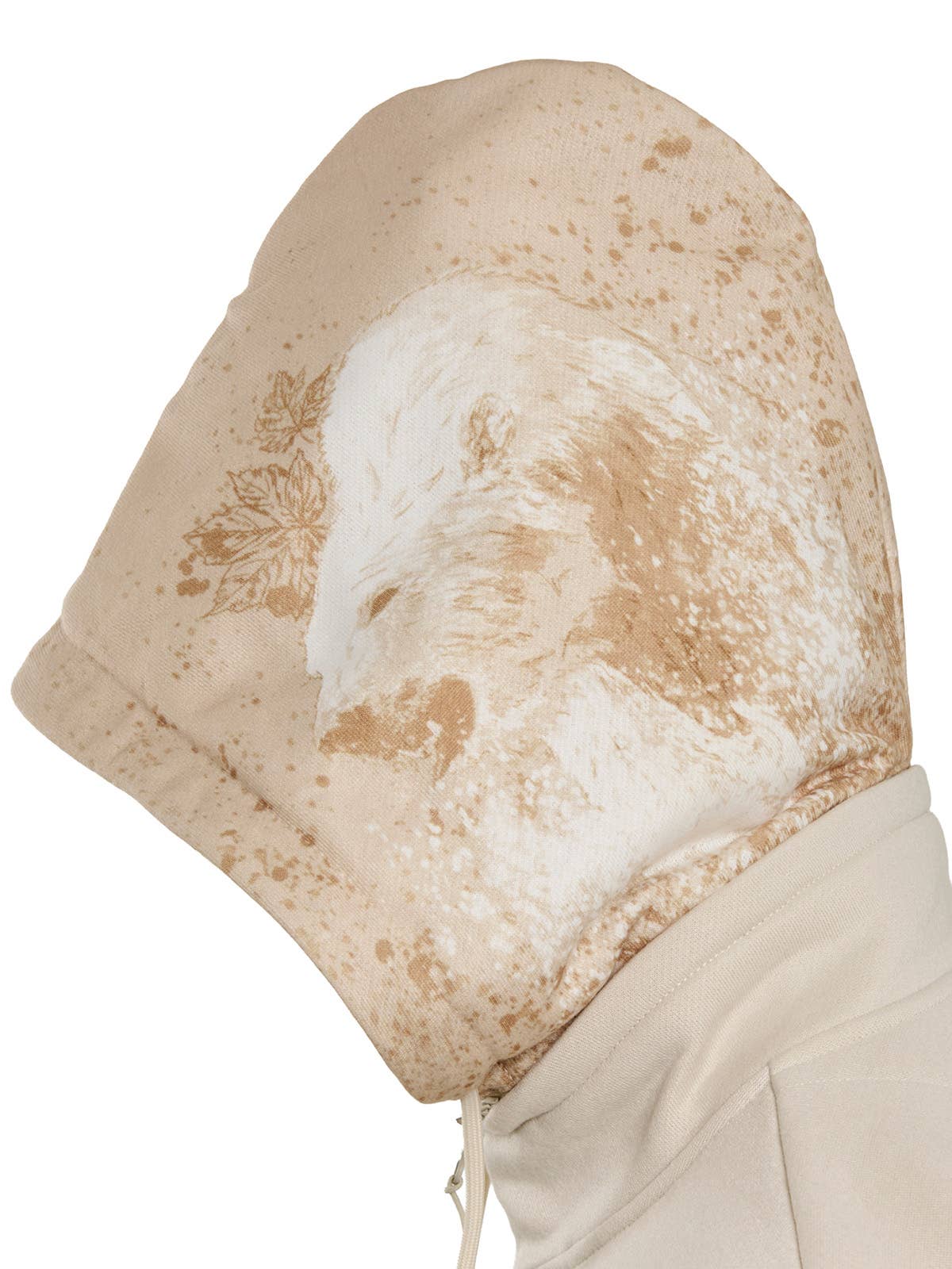 Cream Toronto Maple Leafs Zip-Up Hoodie for wholesale on Faire6