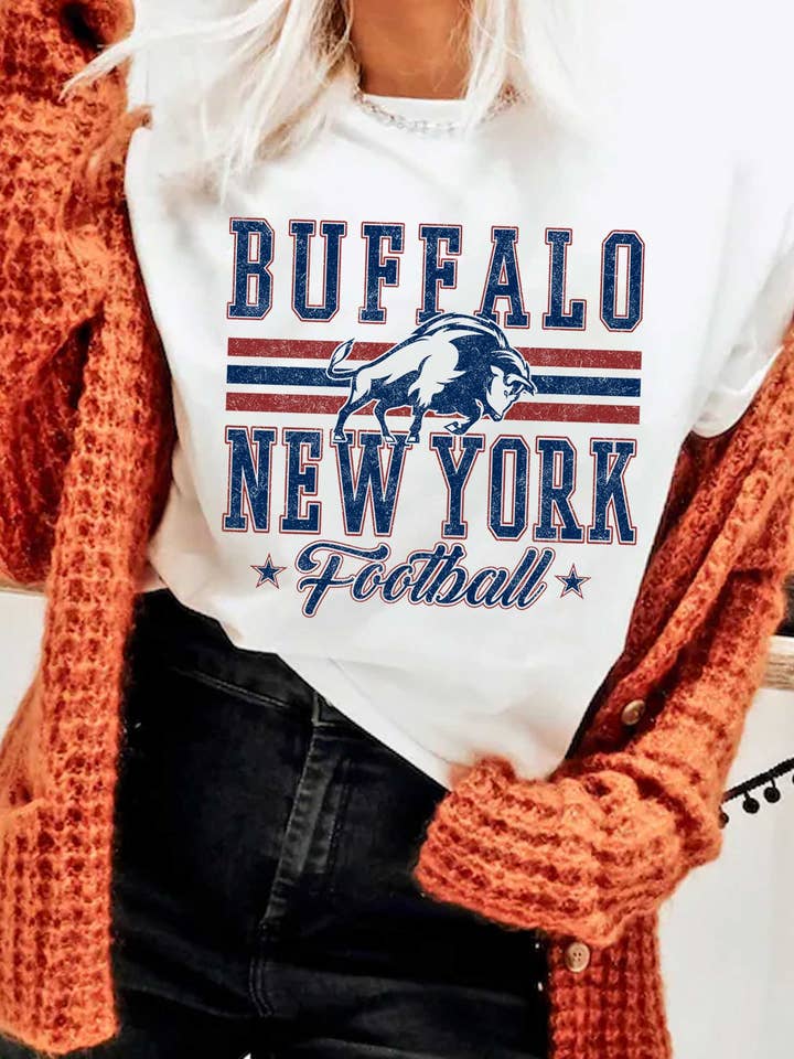 BUFFALO NEW YORK GRAPHIC TSHIRTS for wholesale by Rustee Clothing