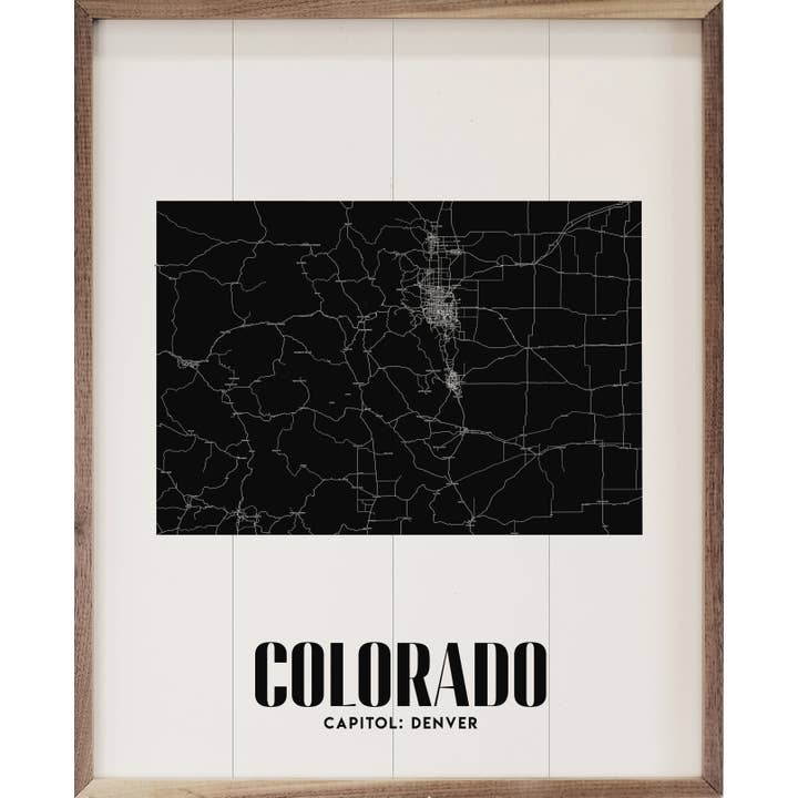 Colorado State Print for wholesale by Kendrick Home