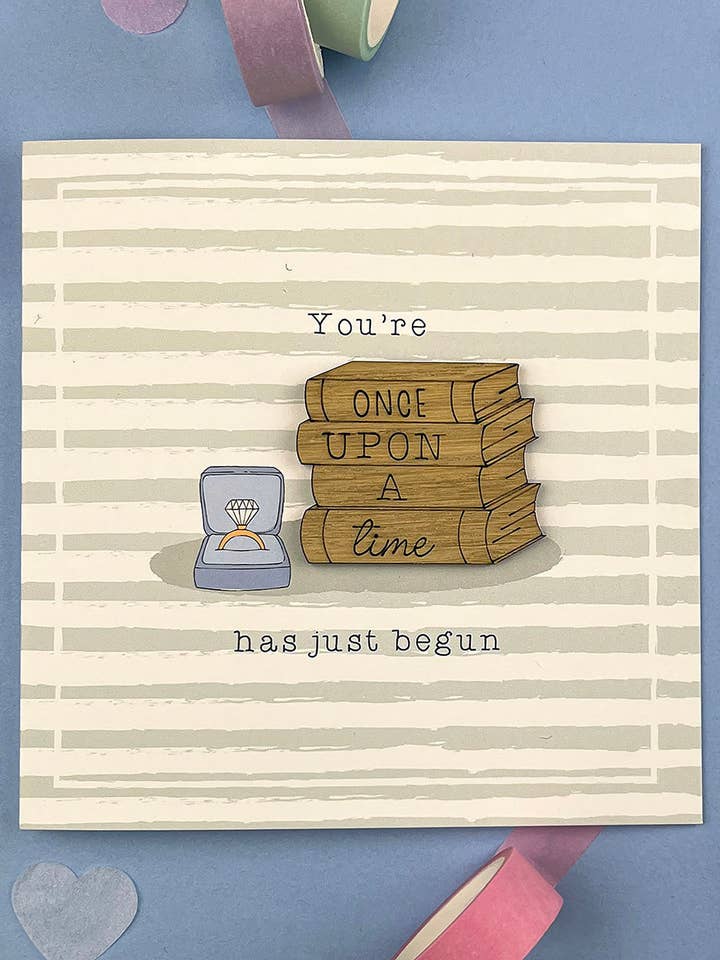 Er was eens, Verlovingskaart voor wholesale door KDee Designs