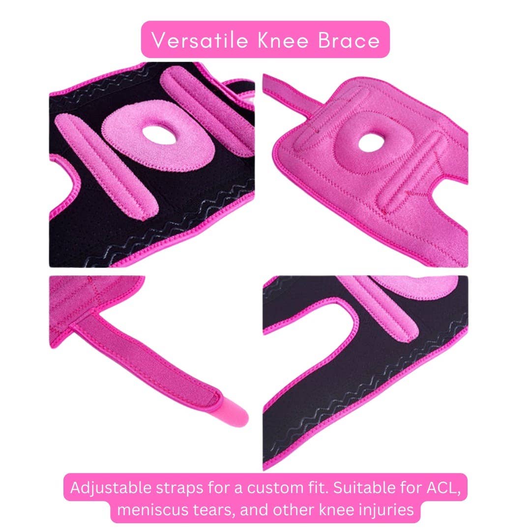 VIGOR - Vente Équipement de fitness - Ensemble de genouillères ajustables à charnières en nylon et de genouillères de yoga7