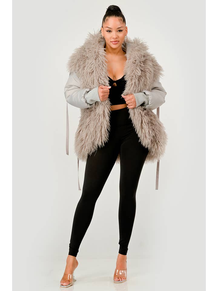 Athina Collection - Wholesale Bomber Jacket - Women's - The Luxe Reversible Bomber1