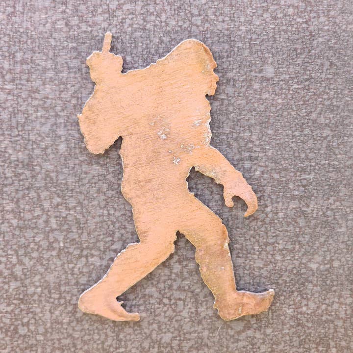Funny Sasquatch Fridge Magnet Rustic Big Foot Lover Gift for wholesale by Rustic Metalz