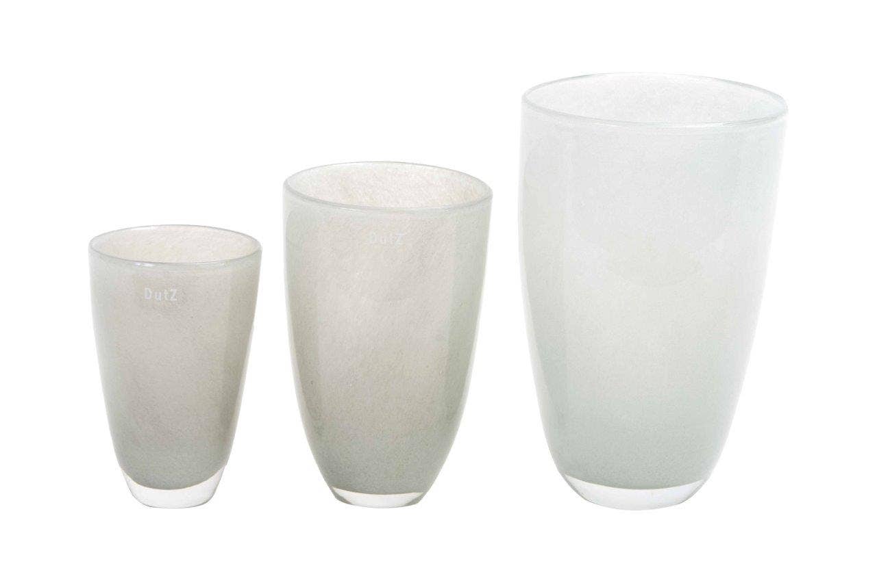 DutZ [collection] - Venta al por mayor Floreros - Vidrio soplado a mano, fabricado en Europa, Jarrón - H32 D21 Cm6