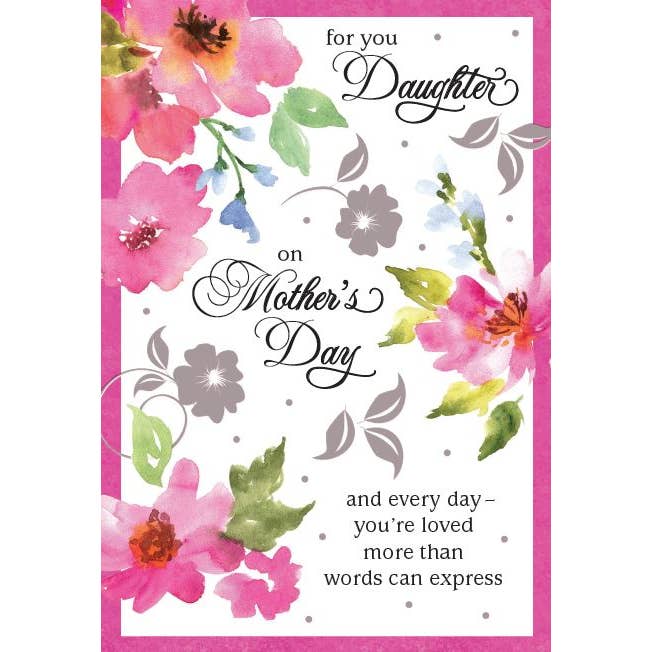 Mothers Day Daughter Greeting for wholesale by InterGreet.com