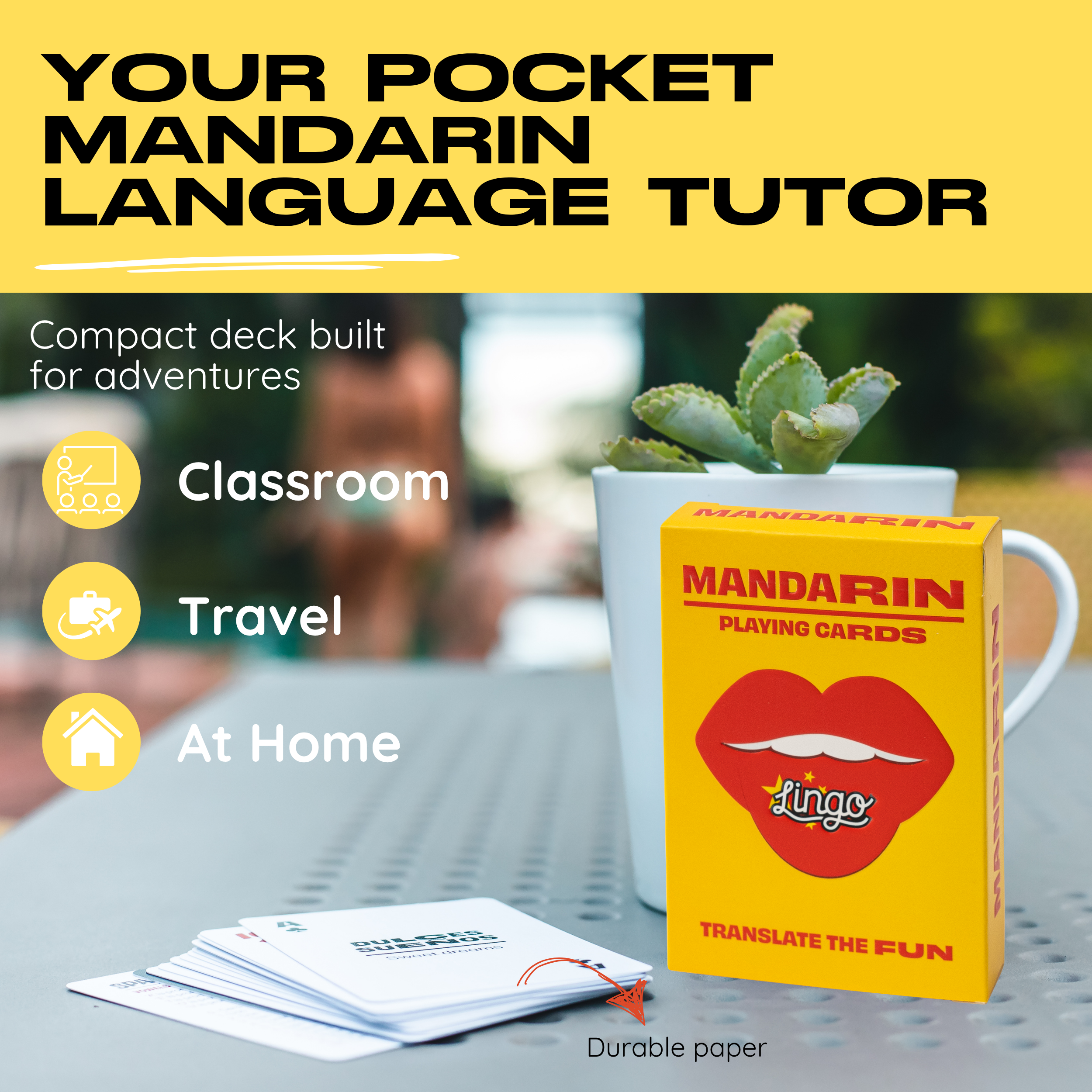 Lingo Playing Cards – wholesale Playing cards – Mandarin Travel Playing Cards3