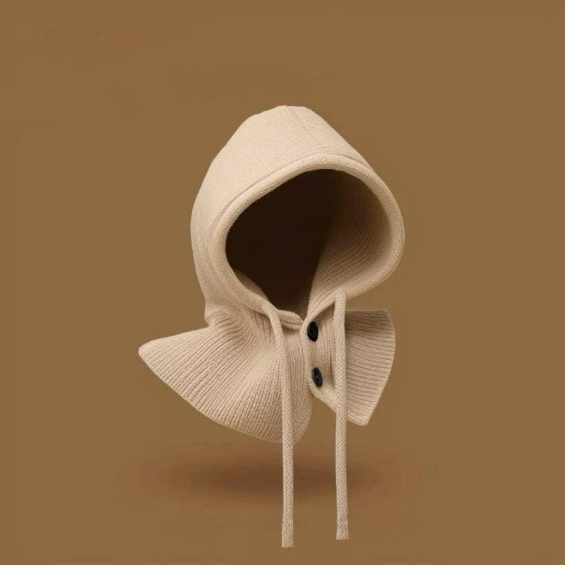 LINETA - Wholesale Hoodie - Women's - Balaclava with button3