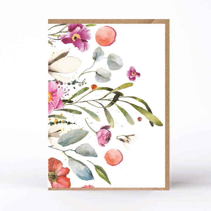 20352 Tarjeta de felicitación Armonía / pradera 1 / blanco para venta al por mayor de SIMPLY PAPER LOVE